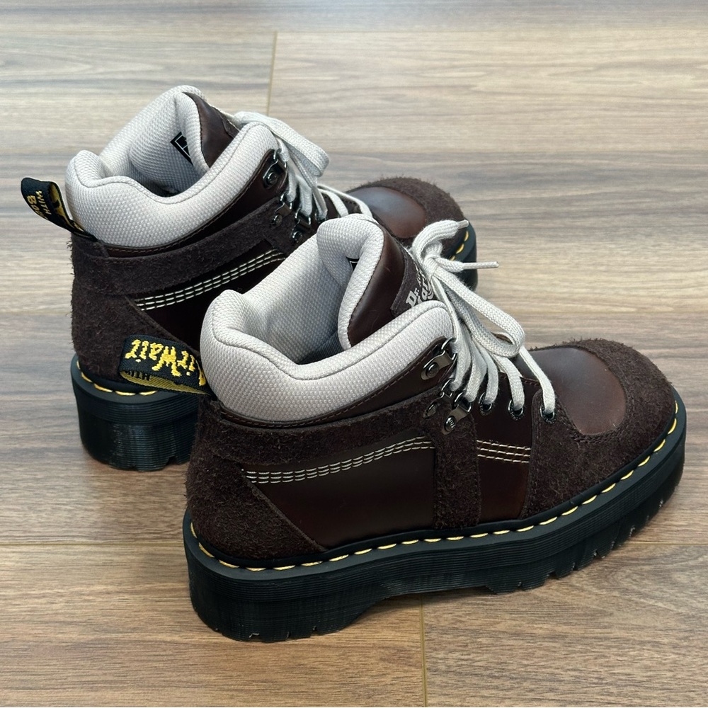 Dr. Martens Zuma Hiker Leather & Suede Hiker Style Boots in Brown Size 8 - Picture 6 of 13